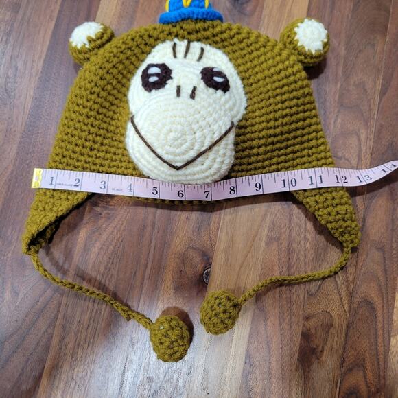 Knitted Monkey Hat One Size - Picture 6 of 6